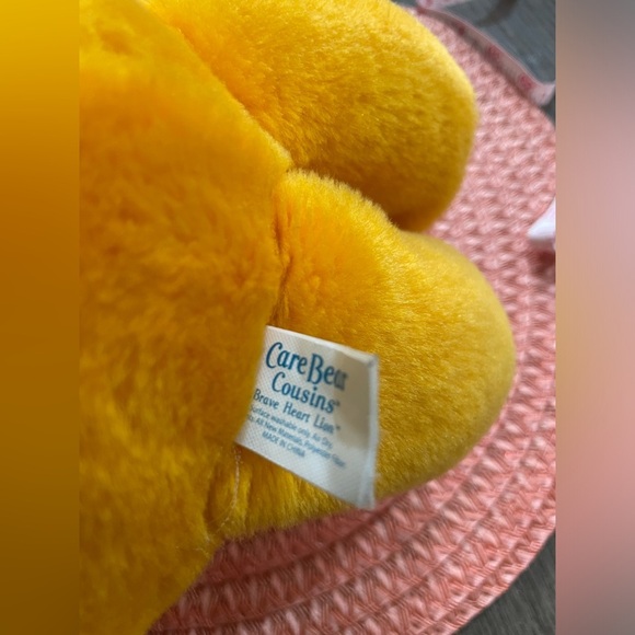 2004 Care Bear Cousins Orange Brave Heart Lion Plush - Picture 6 of 8